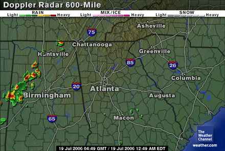 Atlanta, GA Close Radar